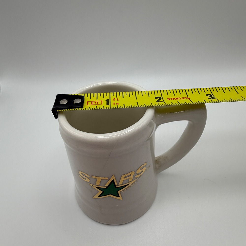 Vintage 1992 Dallas Stars NHL Mini Mug Toothpick Holder Hunter Ceramic - Picture 10 of 11